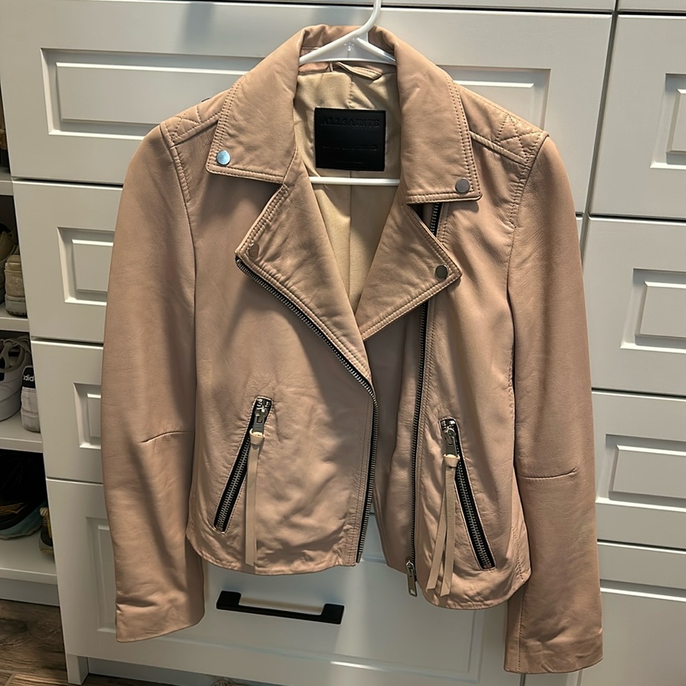 All Saints leather jacket